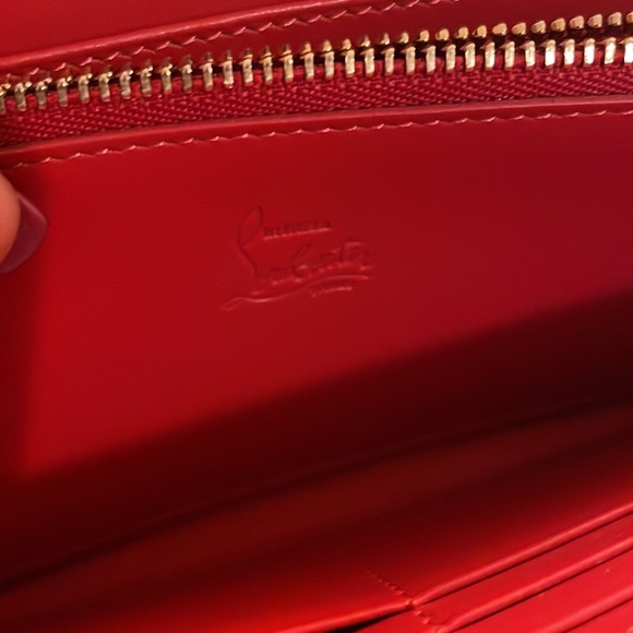 NWOT 💗Authentic 💗Christian Louboutin• Pannettone Studded Wallet - Picture 11 of 17